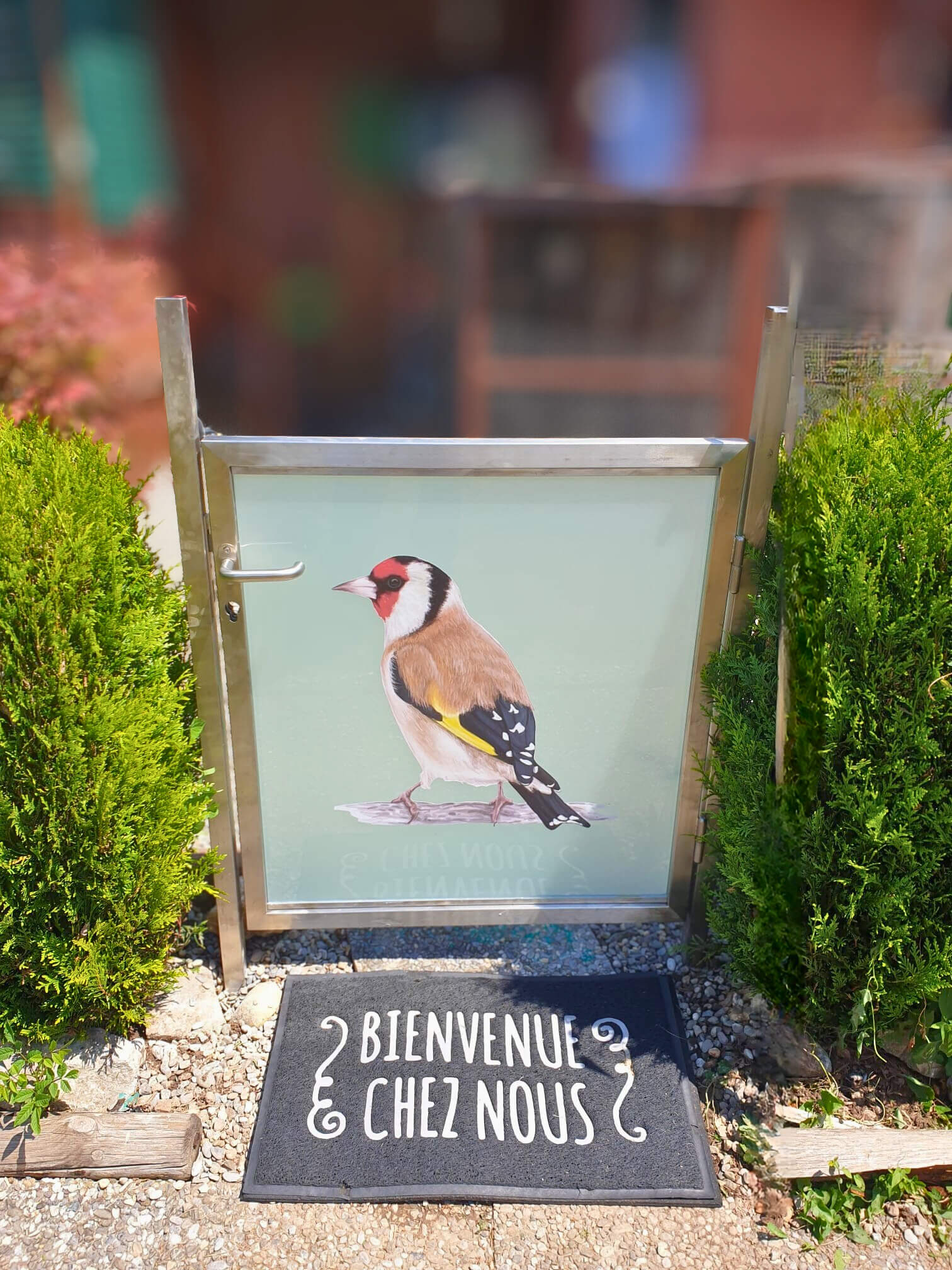 portail entrée oiseau