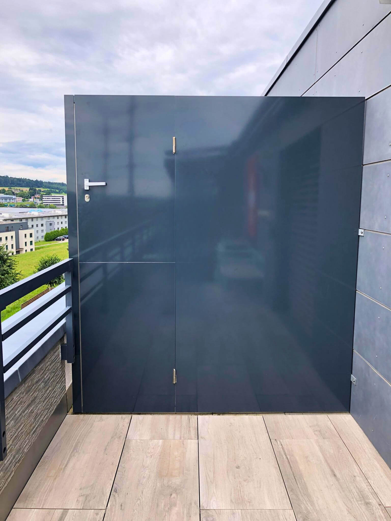 porte toit terrasse